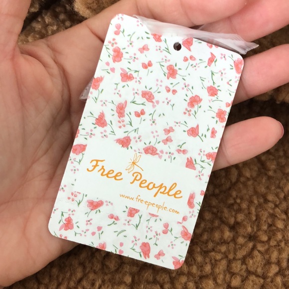 Free People Izzy wrap teddy jacket sand - Picture 16 of 16